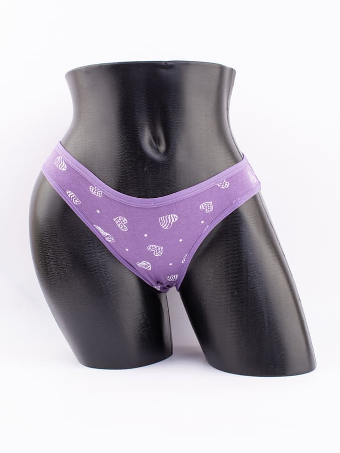 Слипы принтом "сердечки"