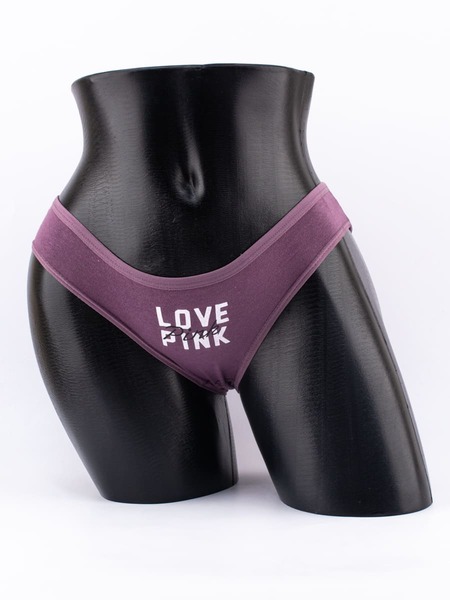 Слипы с надписью "love pink"