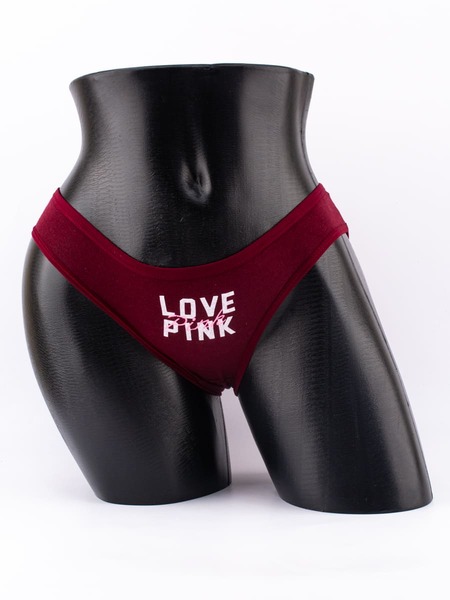 Слипы с надписью "love pink"