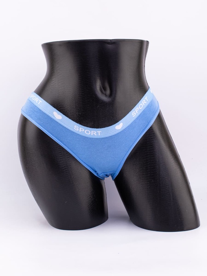 Слипы с эластичным поясом с надписью "sport"