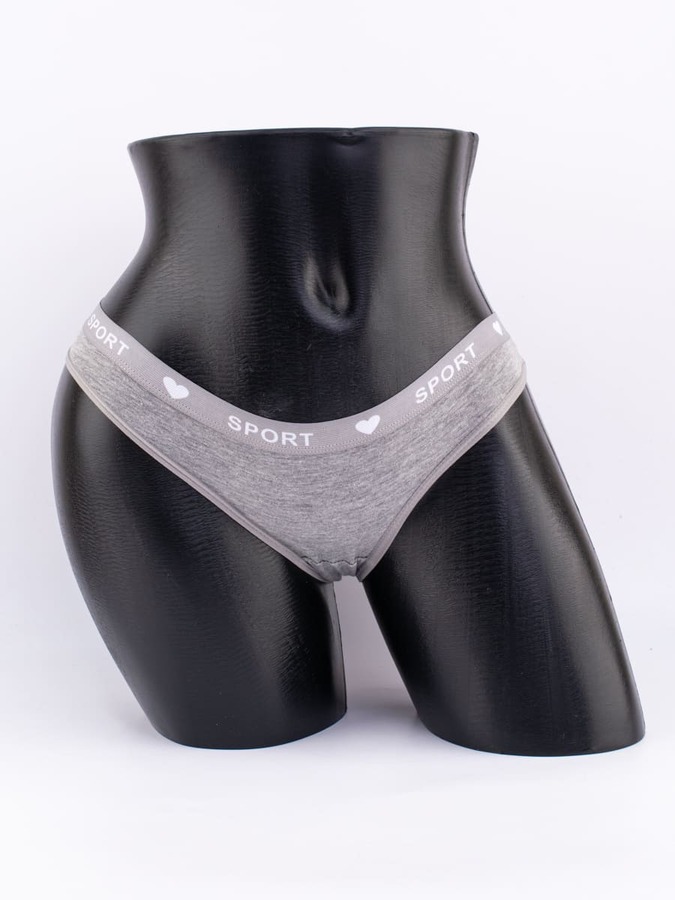 Слипы с эластичным поясом с надписью "sport"