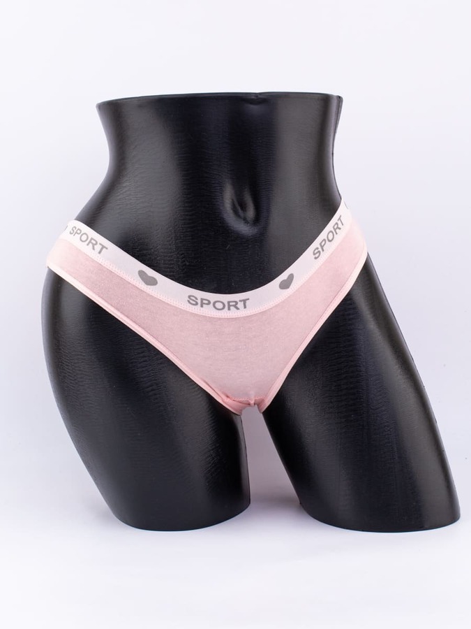 Слипы с эластичным поясом с надписью "sport"