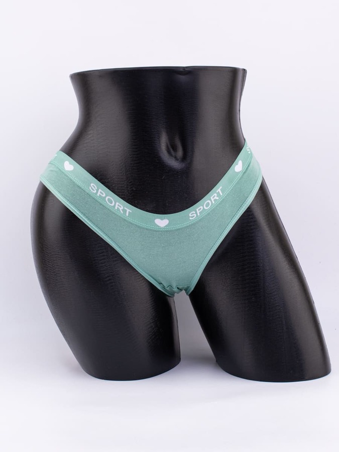 Слипы с эластичным поясом с надписью "sport"