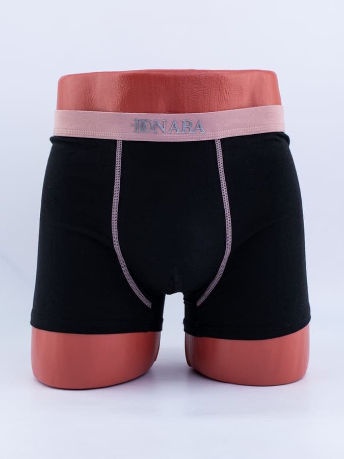 Однотонные мужские боксеры с логотипом "Donara"