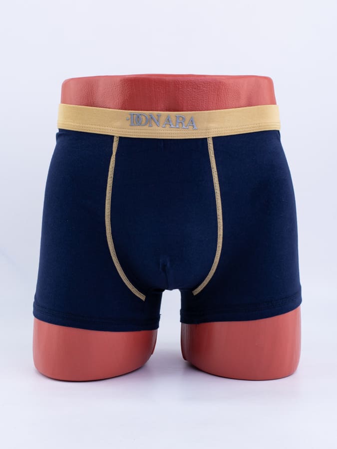 Однотонные мужские боксеры с логотипом "Donara"