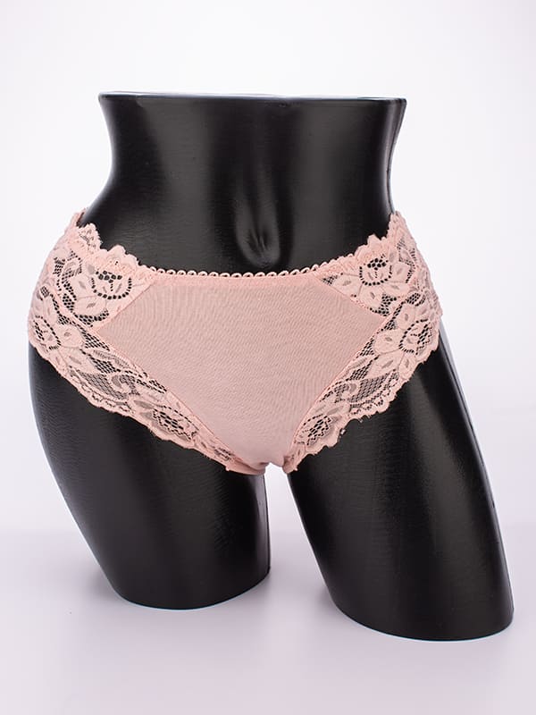 Слипы с цветочным кружевом