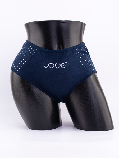 Слипы в горошек и надписью "love"