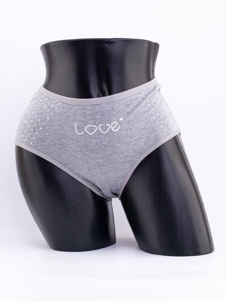 Слипы в горошек и надписью "love"