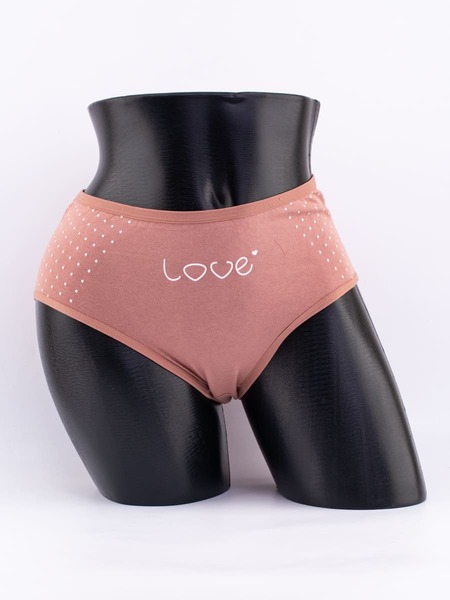 Слипы в горошек и надписью "love"