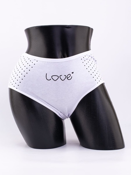 Слипы в горошек и надписью "love"