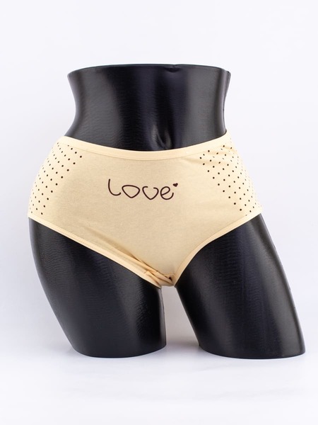 Слипы в горошек и надписью "love"