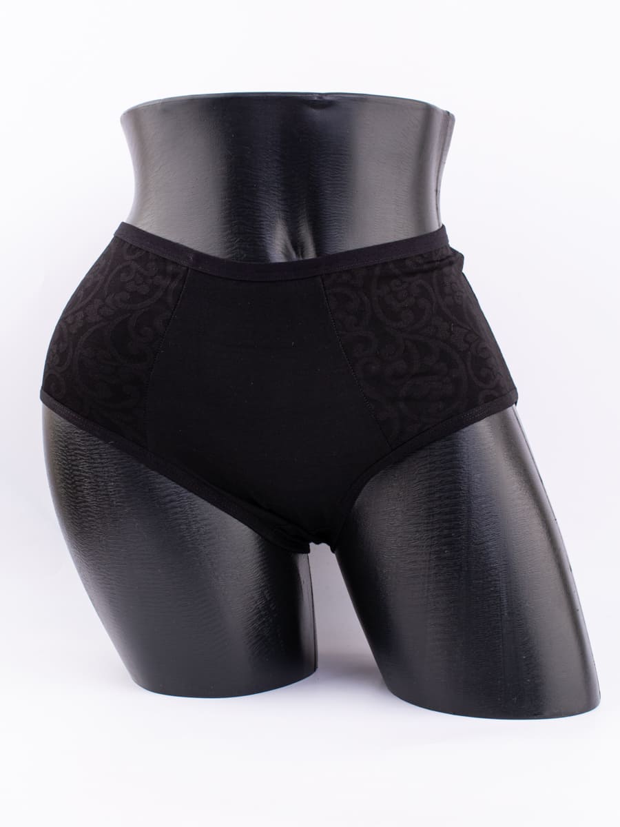 Слипы с ажурным принтом по бокам