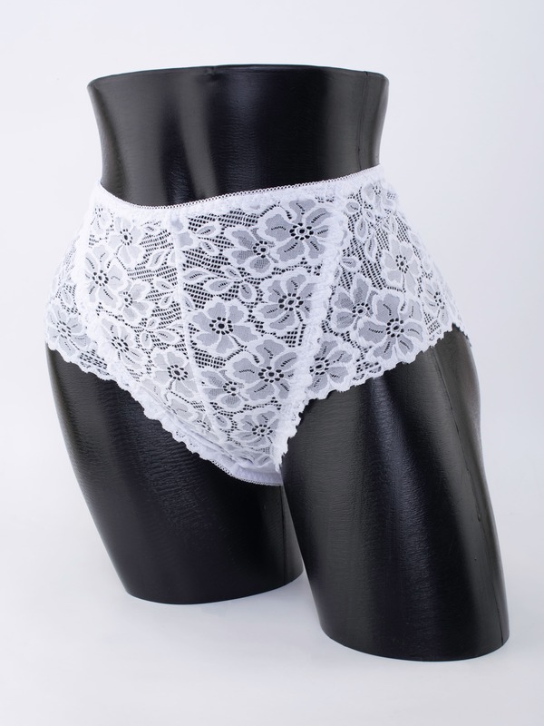 Слипы с цветочным кружевом