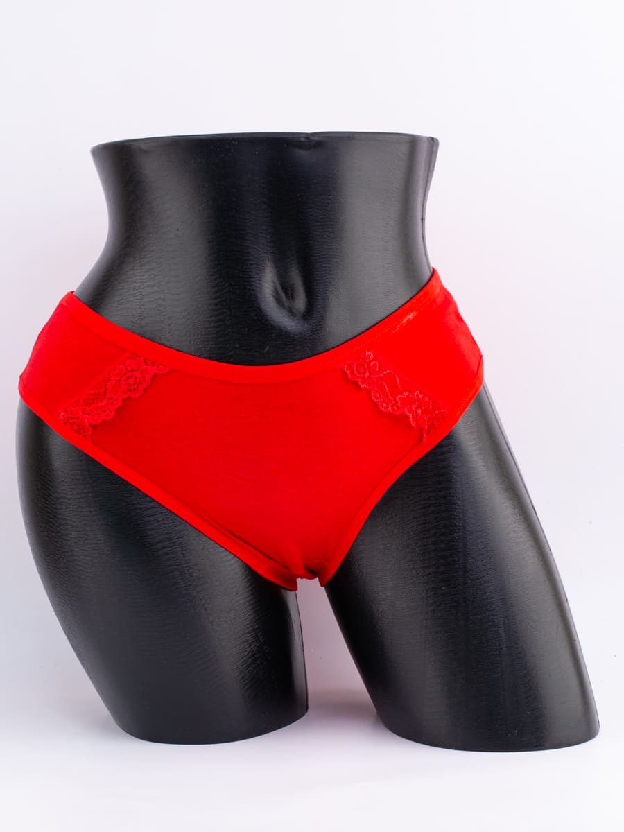 Слипы с кружевом по бокам