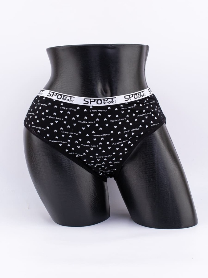 Слипы "maiden heart" с сердечками и эластичным поясом