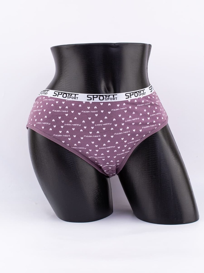 Слипы "maiden heart" с сердечками и эластичным поясом