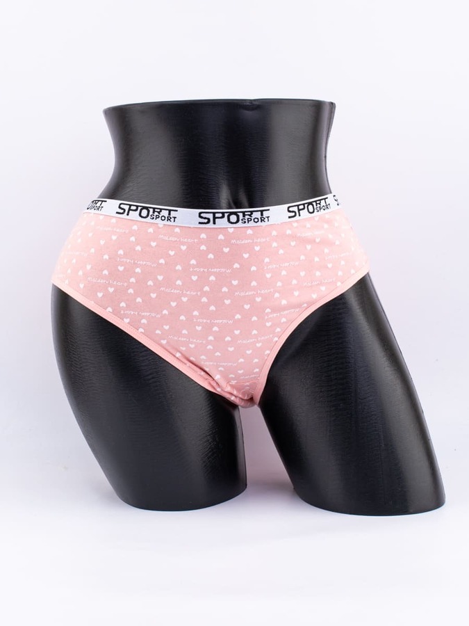 Слипы "maiden heart" с сердечками и эластичным поясом