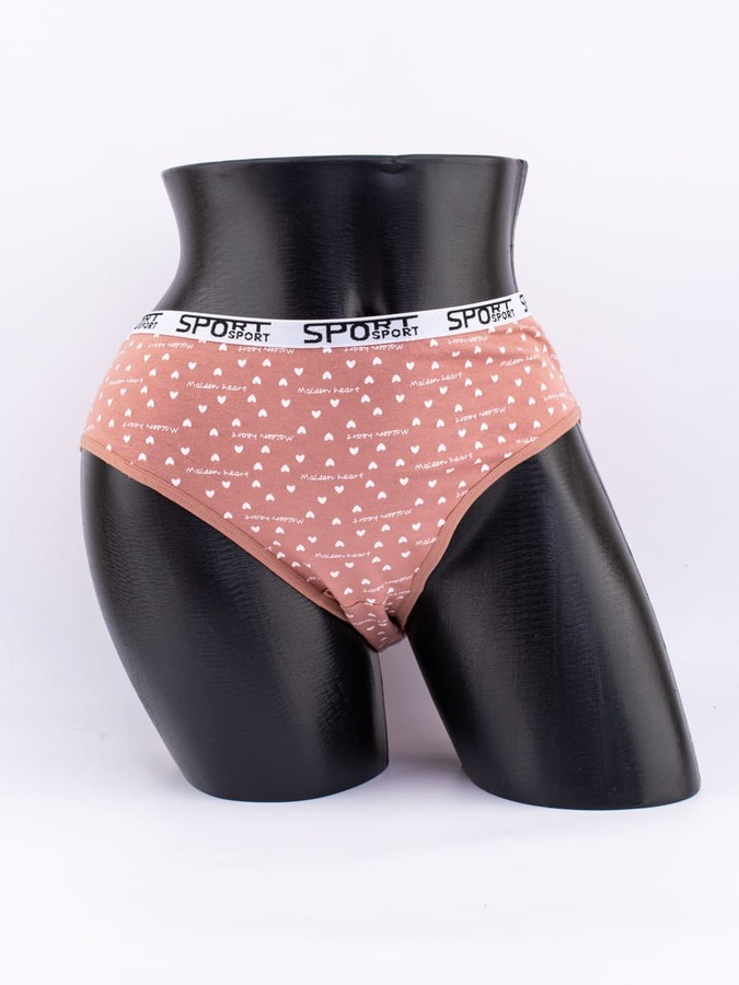 Слипы "maiden heart" с сердечками и эластичным поясом
