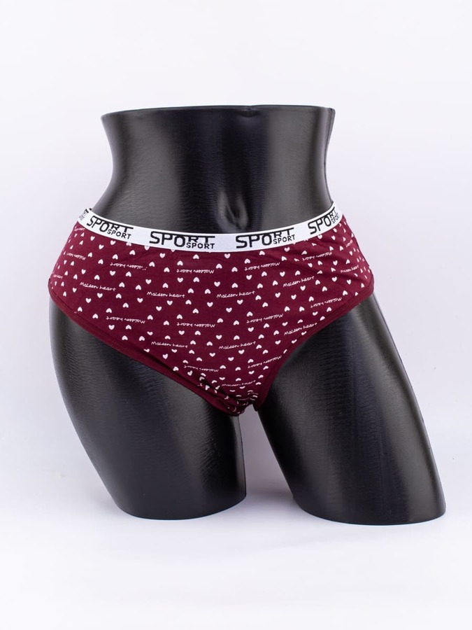 Слипы "maiden heart" с сердечками и эластичным поясом