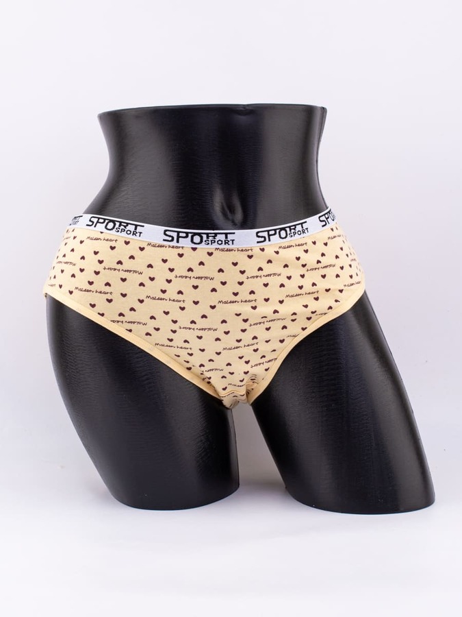 Слипы "maiden heart" с сердечками и эластичным поясом