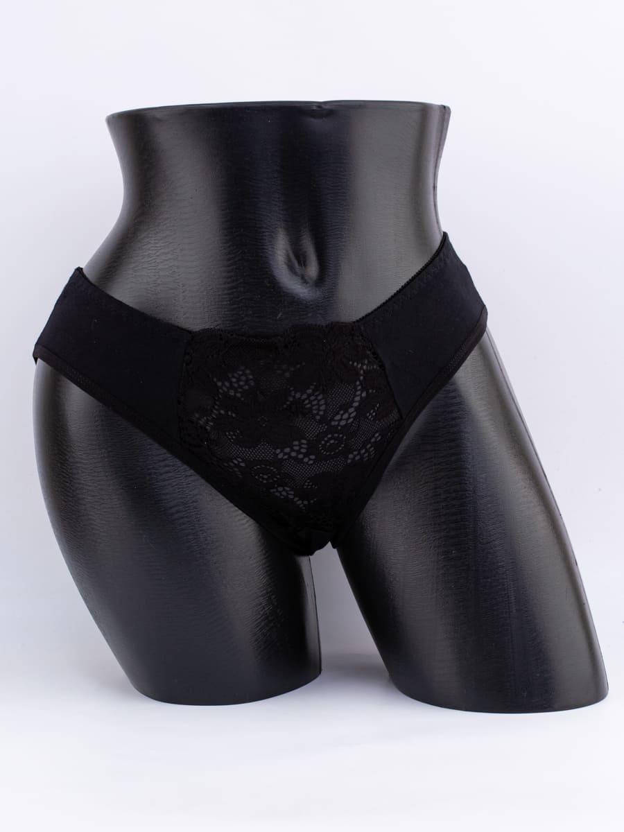 Слипы с кружевом спереди