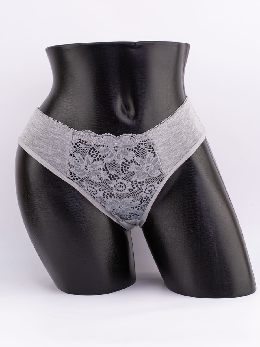 Слипы с кружевом спереди