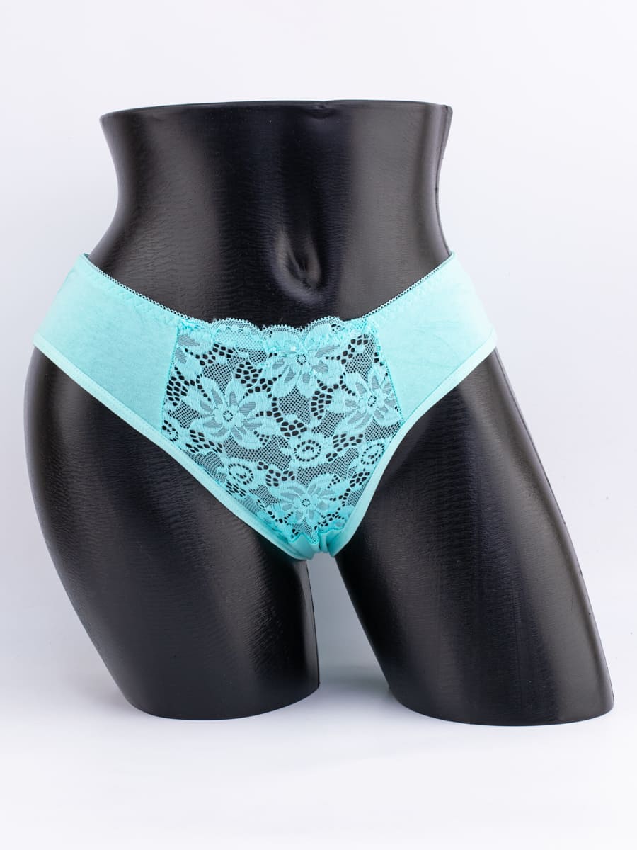 Слипы с кружевом спереди