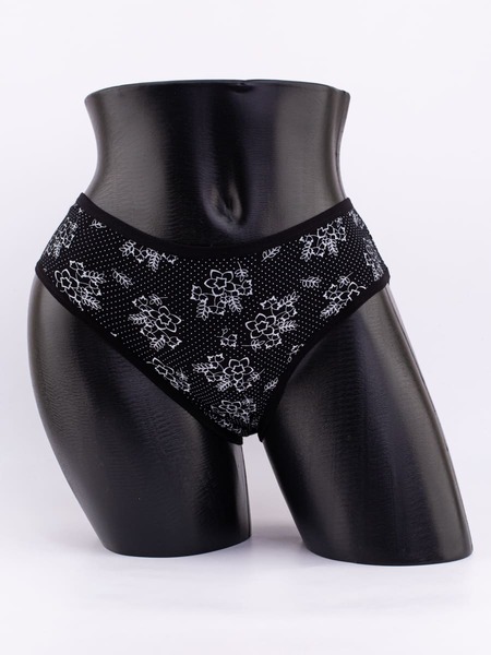 Слипы в горошек с цветочным принтом