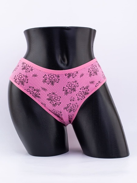 Слипы в горошек с цветочным принтом