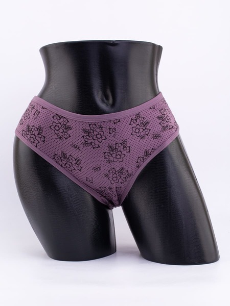 Слипы в горошек с цветочным принтом