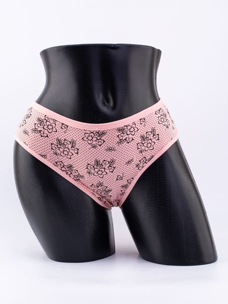 Слипы в горошек с цветочным принтом