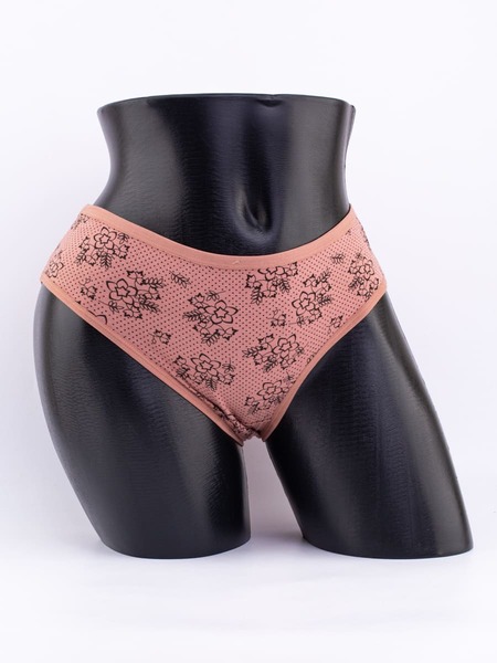 Слипы в горошек с цветочным принтом