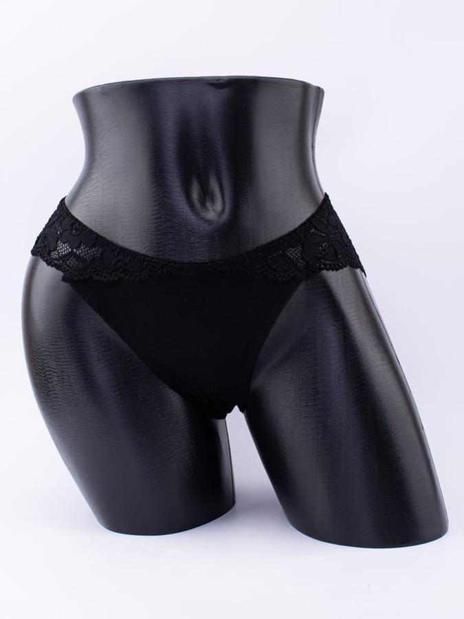 Слипы с цветочным кружевом 