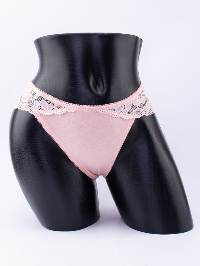 Слипы с цветочным кружевом 